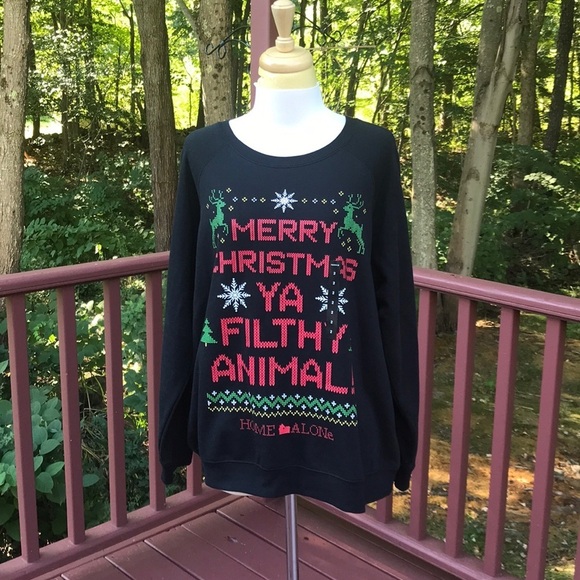 NWT! TORRID Size 2X black Christmas Pullover - Picture 1 of 9
